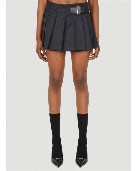 prada mini skirts|prada pleated midi skirt.